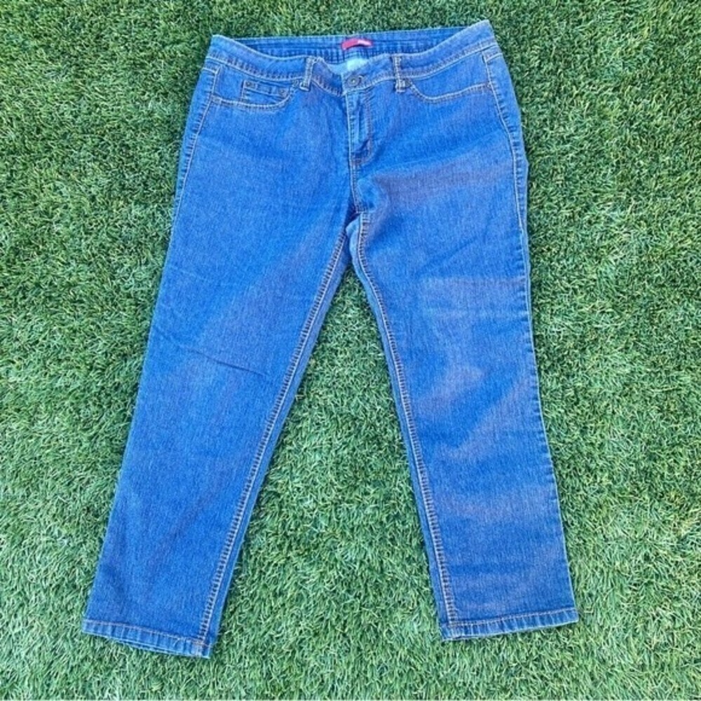 Bongo Mom Jeans sz 17 stretch used great condition 5 pockets zip and button